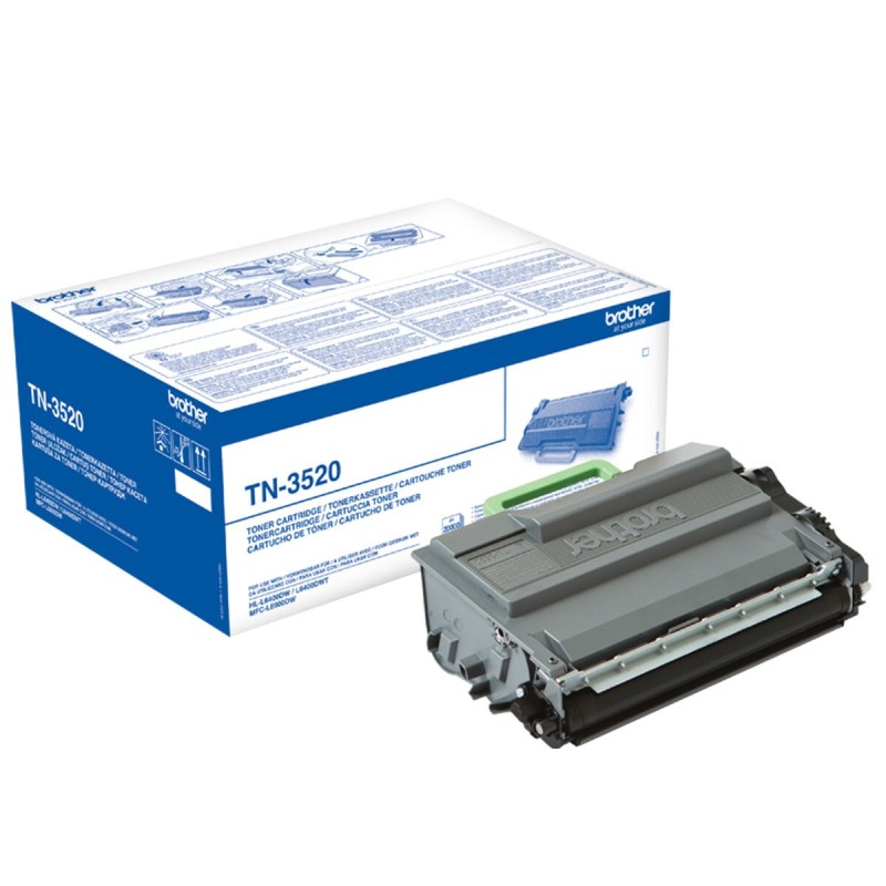 Toner original Brother ‎TN3520 Noir