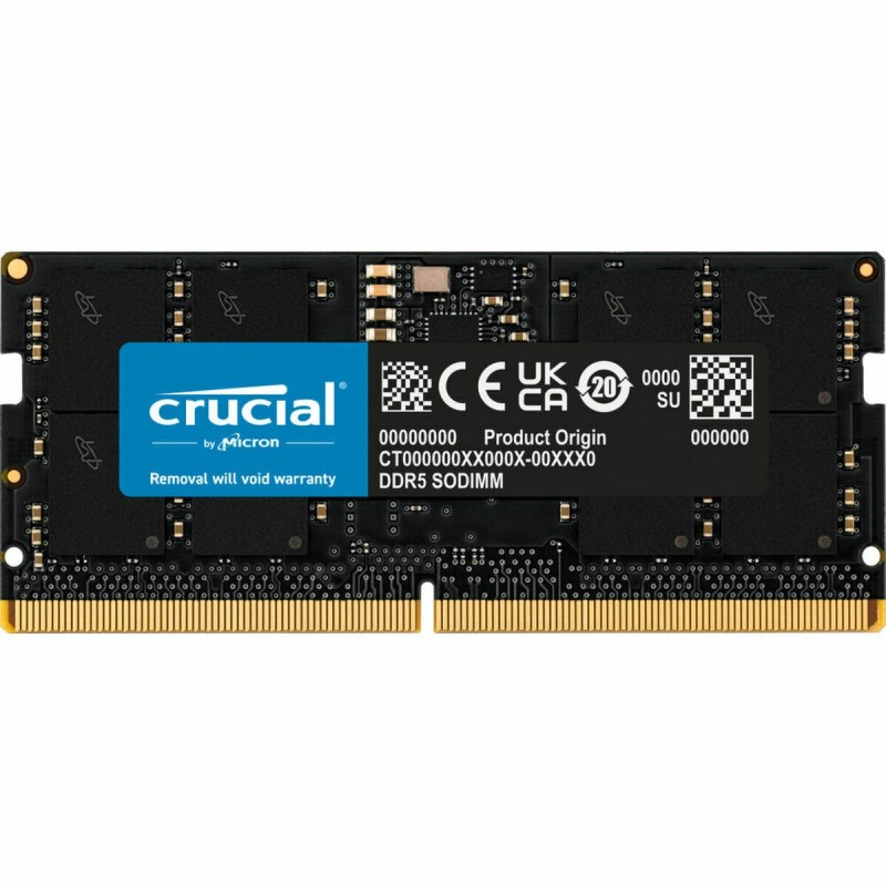 Mémoire RAM Crucial CT16G48C40S5 16 GB DDR5 4800 MHz CL40