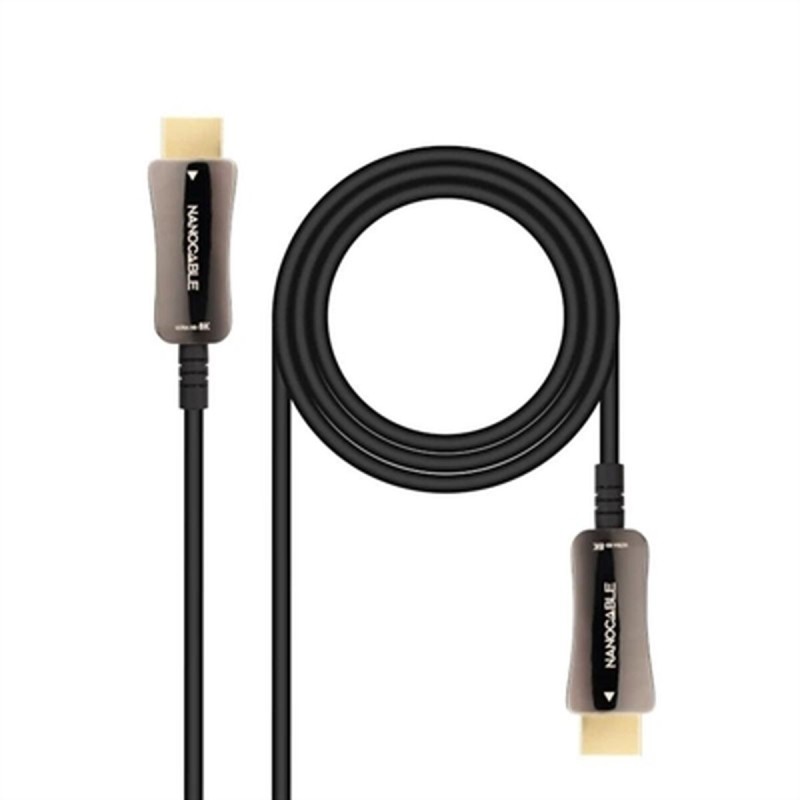 Câble HDMI NANOCABLE 10.15.2115 8k ultra hd 48 gbit/s 15 m Noir