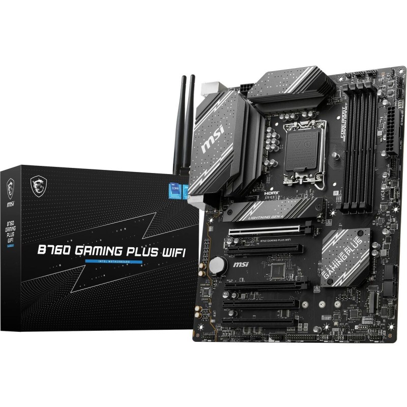 Carte Mère MSI B760 GAMING PLUS WIFI LGA 1700 Intel B760