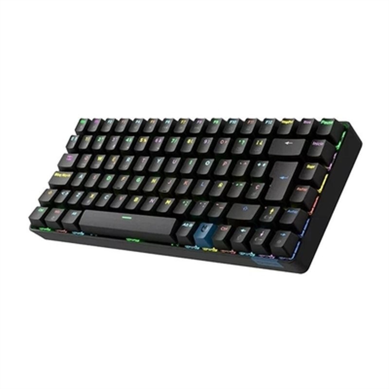 Clavier Hiditec GKE010005 Noir Espagnol Qwerty QWERTY