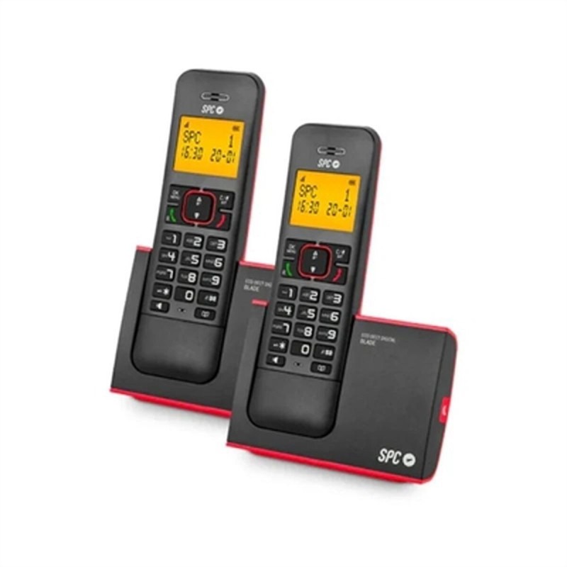 Téléphone fixe SPC 7292RC2 BLA DUO Noir Rouge