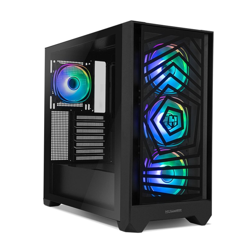 Boîtier ATX semi-tour Nox-Xtreme NXHUMMERPLASMA Noir