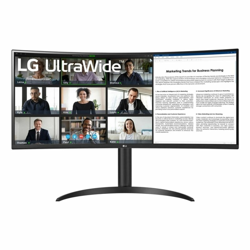 Écran LG 34WR55QK-B 4K Ultra HD Wide Quad HD 34"