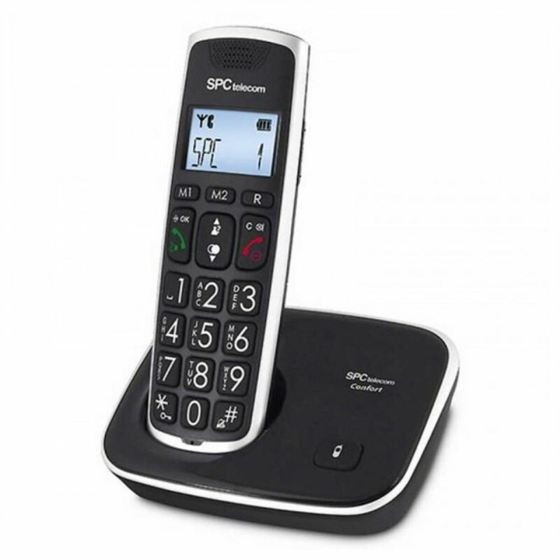 Téléphone Sans Fil Telecom 7608N DECT Noir