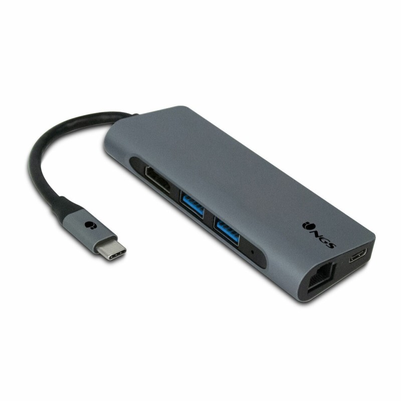 Hub USB 7 Ports NGS WONDERDOCK7 Gris 5 Gbps