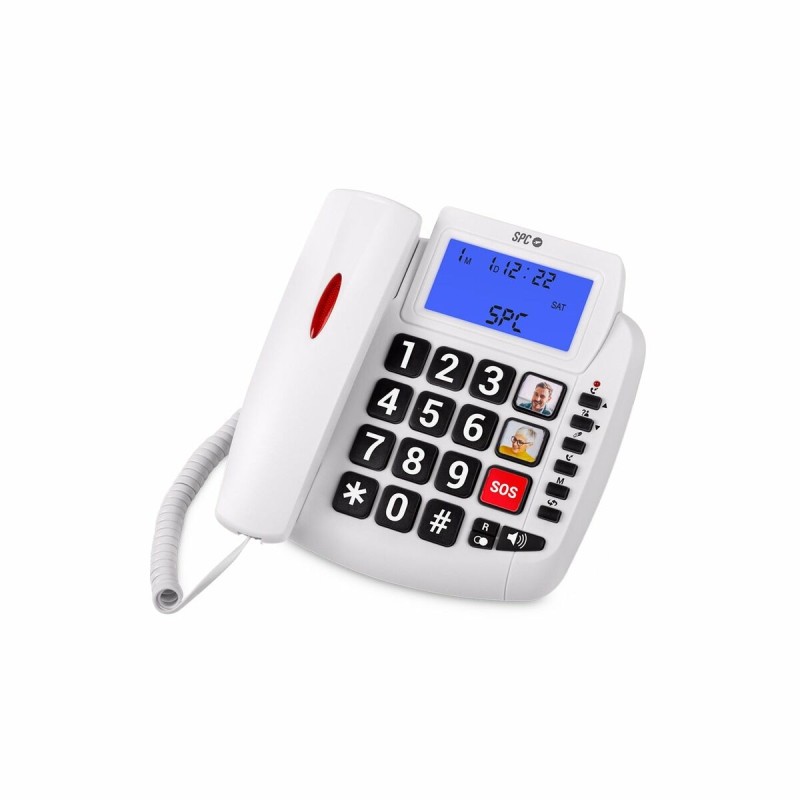 Téléphone fixe SPC 3296B Blanc