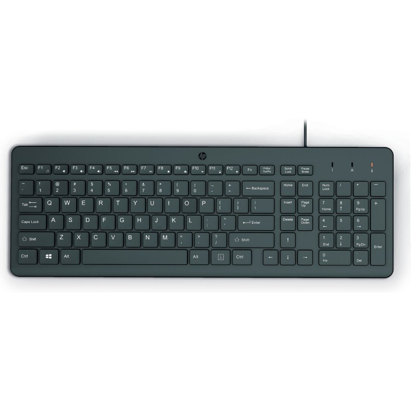 Clavier HP 150 Noir Espagnol Qwerty