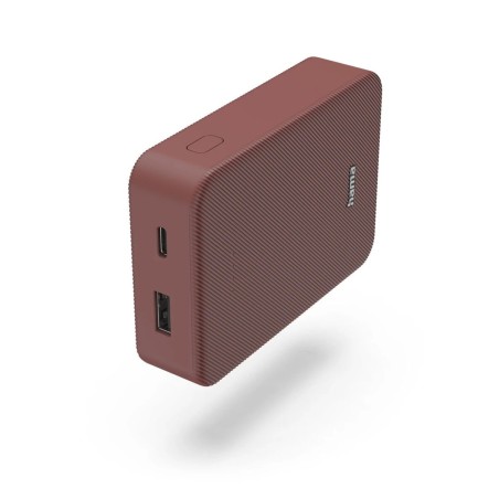 Powerbank Hama FABRIC10 Rouge 10000 mAh