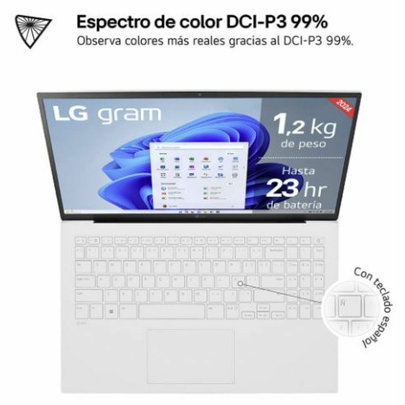 Ordinateur Portable LG 15Z90S-G.AA74B 14" Intel Core Ultra 7 155H 16 GB RAM 512 GB SSD