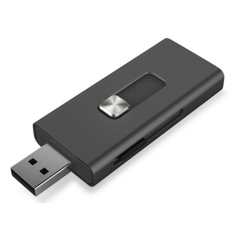 Lecteur de Cartes KSIX Micro SD Noir