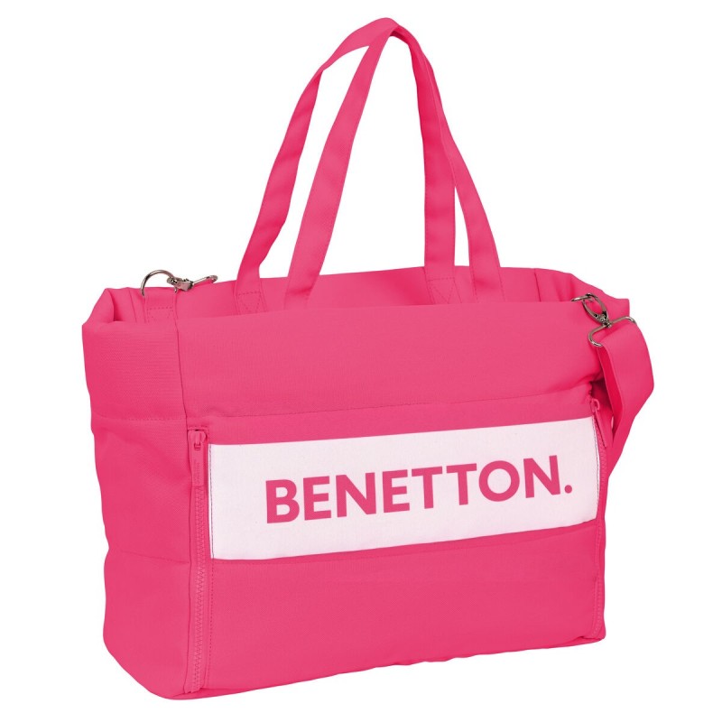 Housse pour ordinateur portable Benetton Raspberry Fuchsia (54 x 31 x 17 cm)