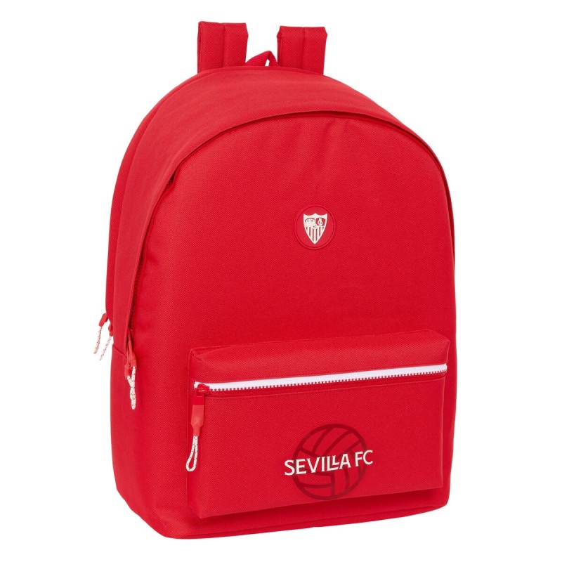 Sac à Dos pour Portable et Tablette avec Sortie USB Sevilla Fútbol Club Rouge 31 x 44 x 18 cm