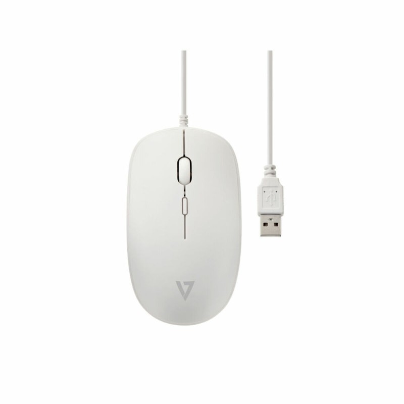 Souris V7 MU200GS-WHT Blanc 1600 dpi