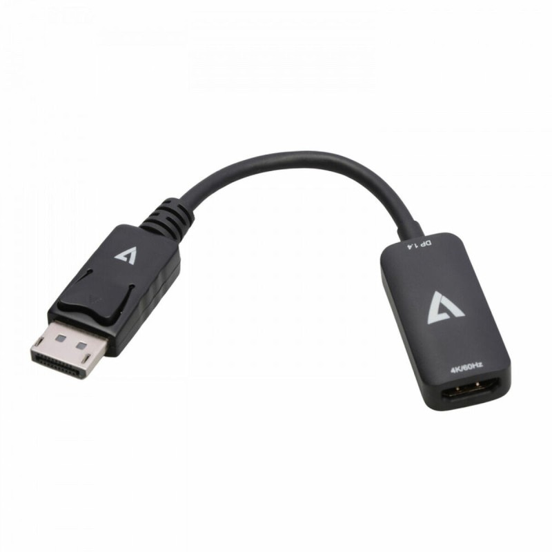 Adaptateur DisplayPort vers HDMI V7 V7DPHDMIACTV Noir 4K Ultra HD