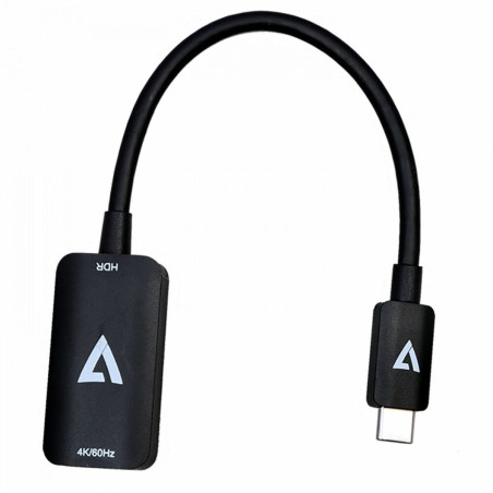 Adaptateur USB-C vers HDMI V7 V7USBCHDMI4K60HZ Noir 4K Ultra HD