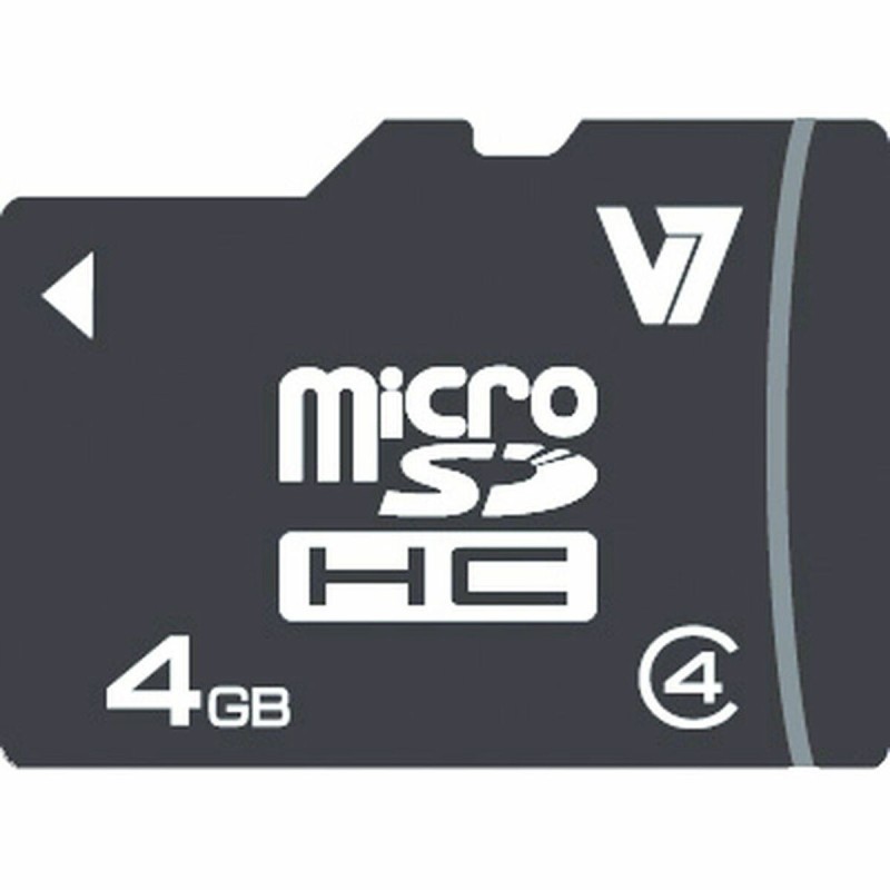 Carte Micro SD V7 VAMSDH4GCL4R-2E 4 GB