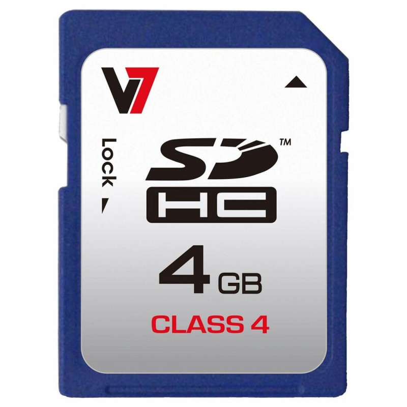 Carte Mémoire SD V7 VASDH4GCL4R-2E 4 GB