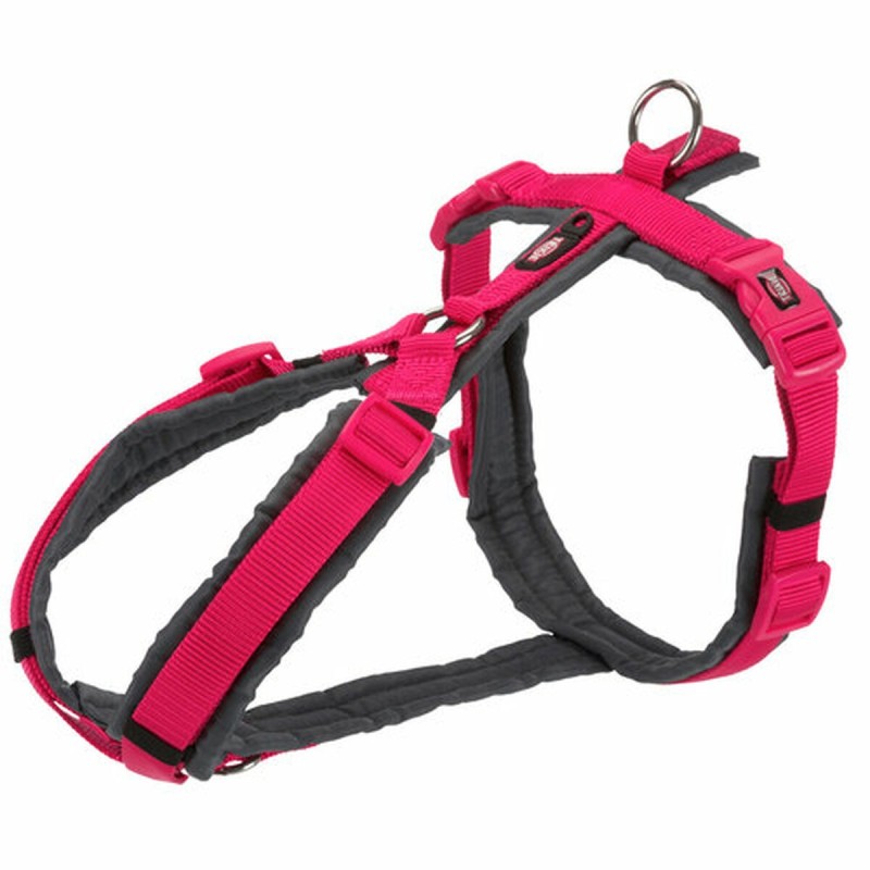 Harnais pour Chien Trixie Trekking New Premium Graphite Fuchsia M/L