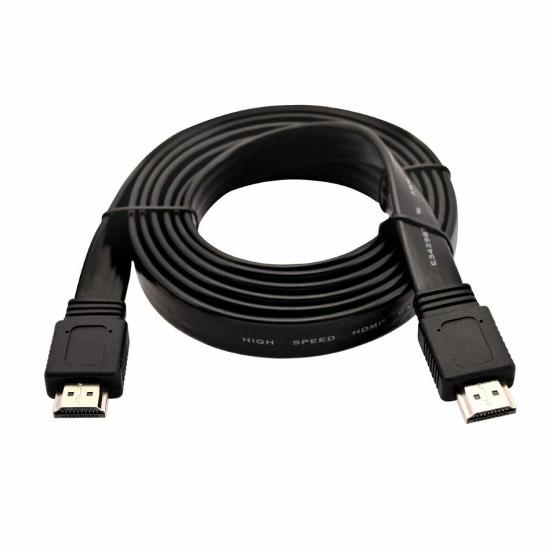 Câble HDMI V7 V7HDMI4FL-02M-BK-1E Noir