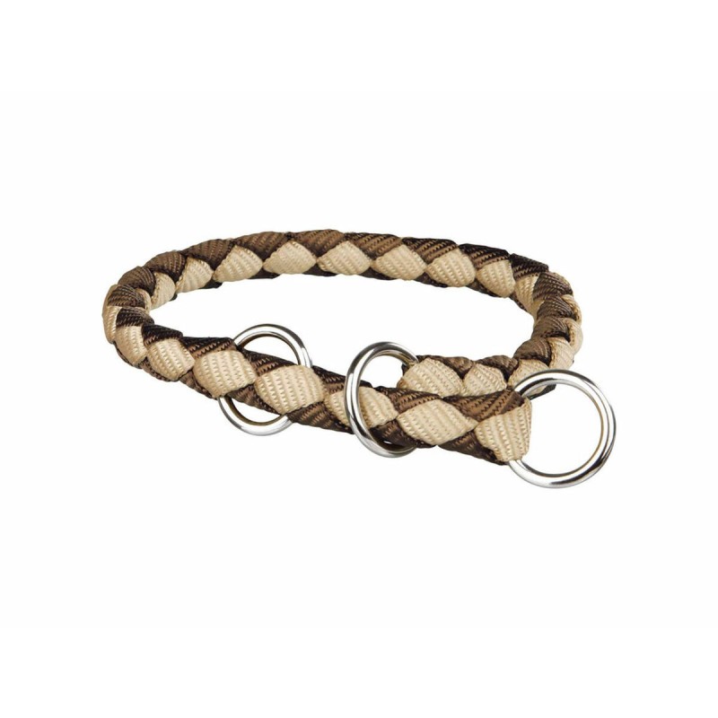 Collier pour Chien Trixie Marron Beige S/M 30-36 cm