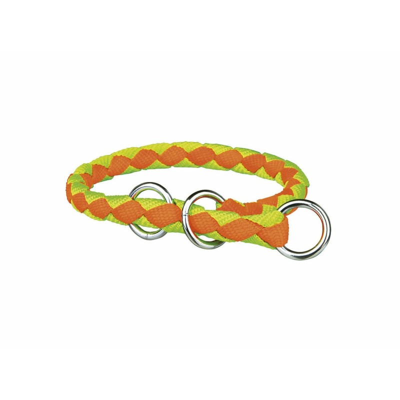 Collier pour Chien Trixie Vert Orange S/M 30-36 cm