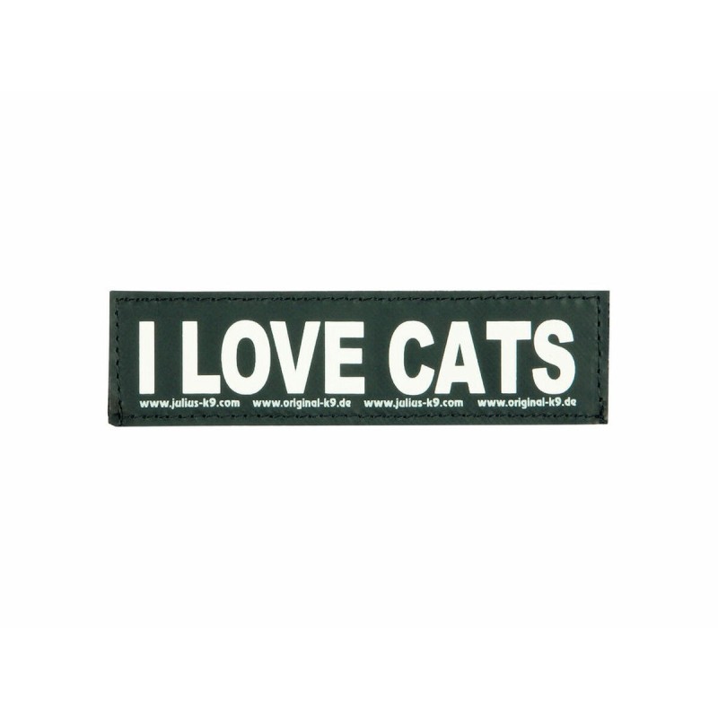 Étiquettes pour harnais Trixie I LOVE CATS L