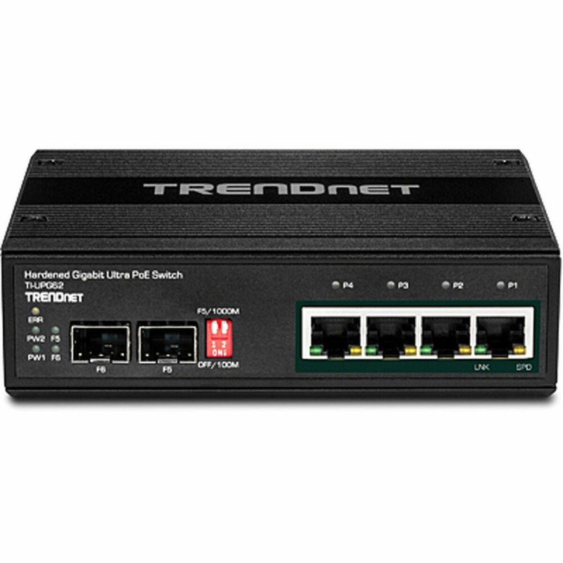 Switch Trendnet TI-UPG62 RJ-45 SFP Noir