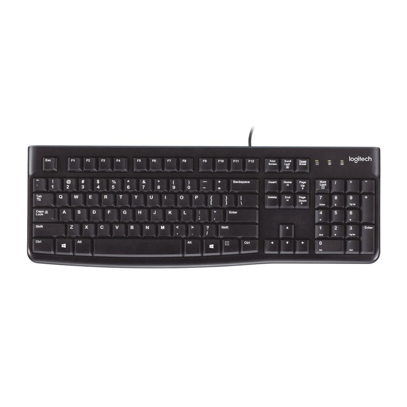 Clavier Logitech K120 Noir Espagnol Qwerty Qwerty UK