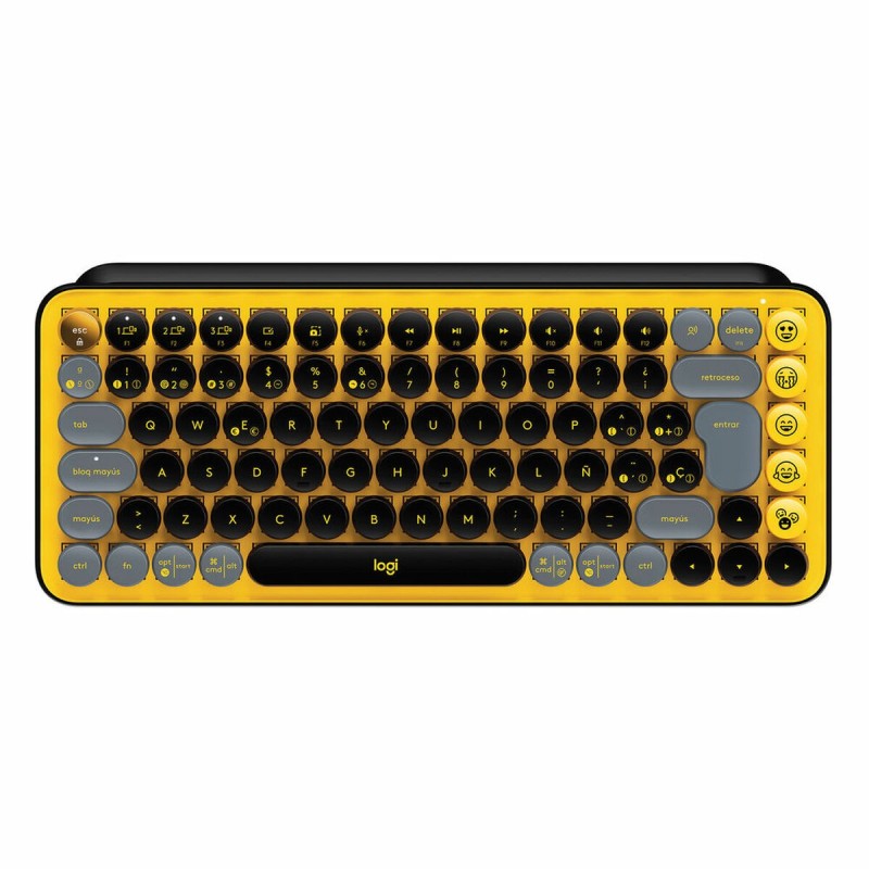 Clavier sans fil Logitech EMOJI USB Noir