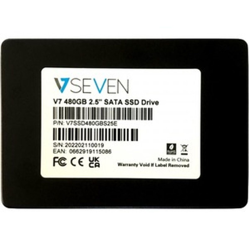 Disque dur V7 V7SSD480GBS25E 480 GB SSD