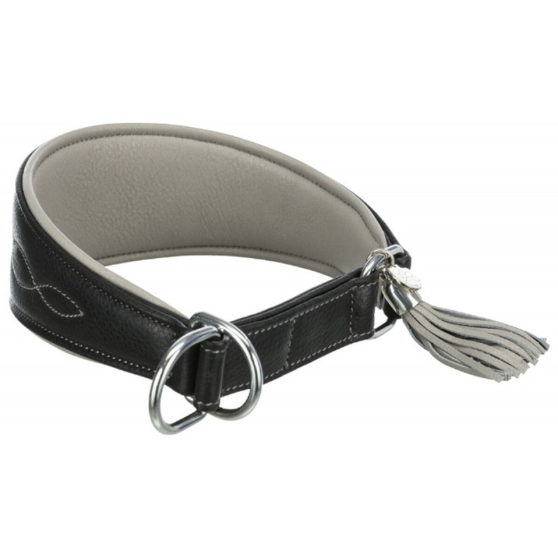 Collier de dressage Trixie Active Comfort Noir Gris 21-26 cm