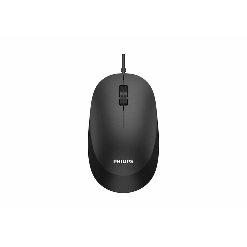 Souris avec Câble et Capteur Optique Philips SPK7207BL/00 1200 DPI Noir