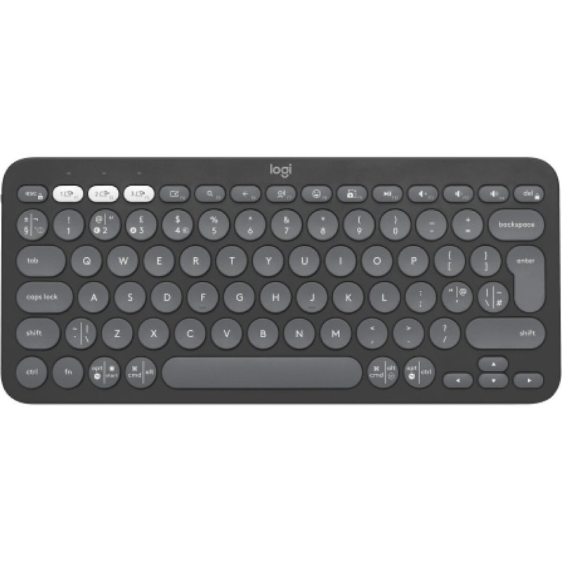 Clavier sans fil Logitech 920-011843 Graphite Espagnol Qwerty QWERTY