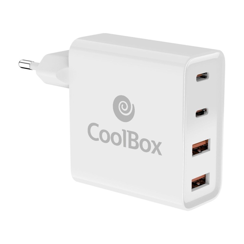 Chargeur mural CoolBox COO-CUAC-100P Blanc 100 W