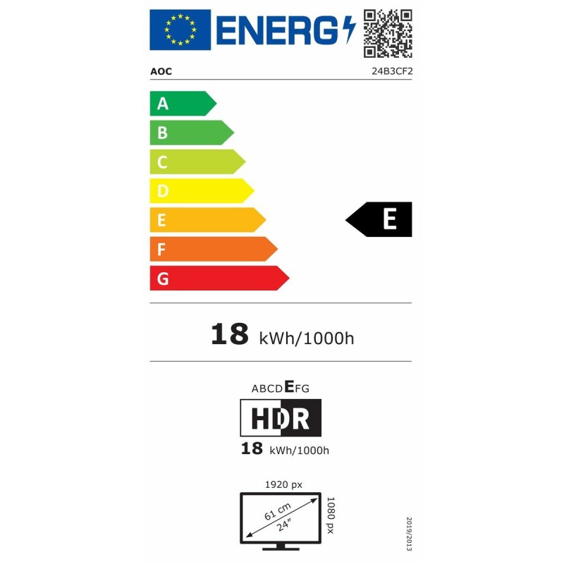 Écran AOC 24B3CF2 Full HD 23,8"