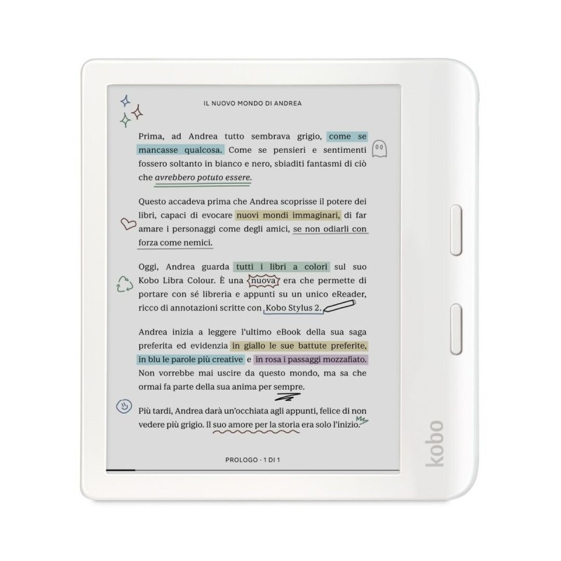 eBook Rakuten N428-KU-WH-K-CK Blanc 32 GB 7"