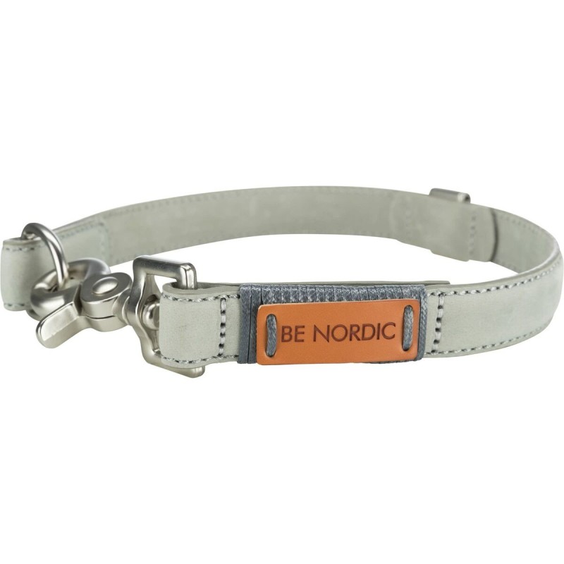 Collier pour Chien Trixie BE NORDIC Gris clair S/M 40 cm