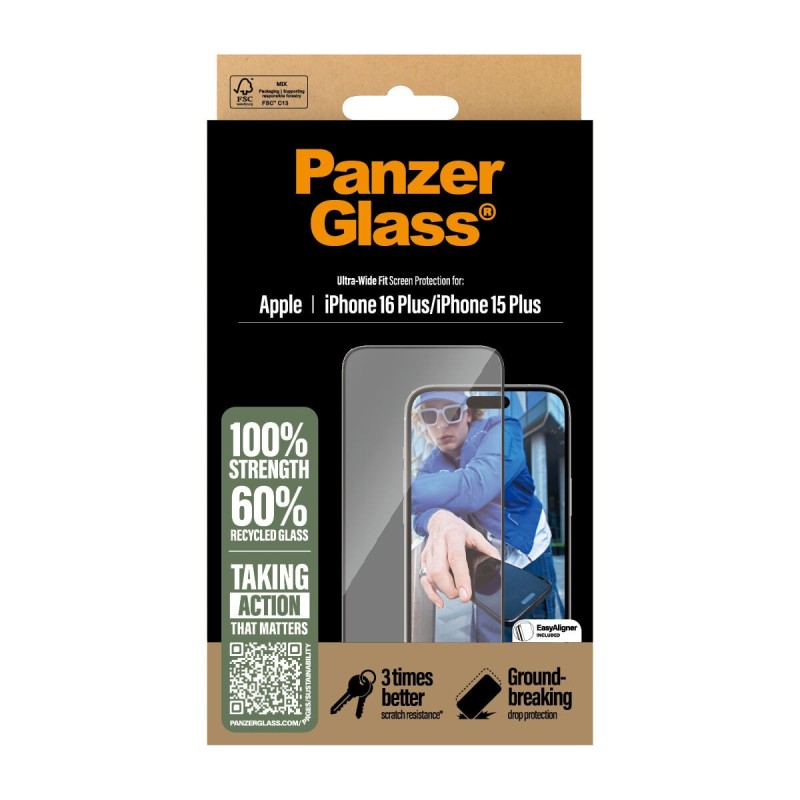 Protection pour Écran Panzer Glass 2863 Apple