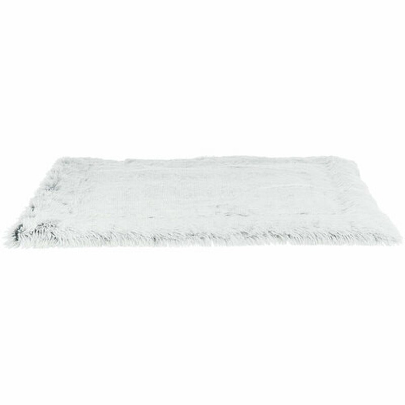 Tapis pour chien Trixie Blanc Noir Gris Tissu Peluche 75 × 55 cm