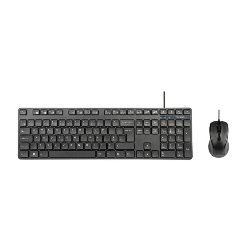 clavier et souris Targus AKM622ES Noir Espagnol QWERTY