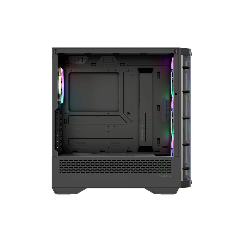 Boîtier ATX semi-tour Nfortec NF-CS-DRACOX-B Noir