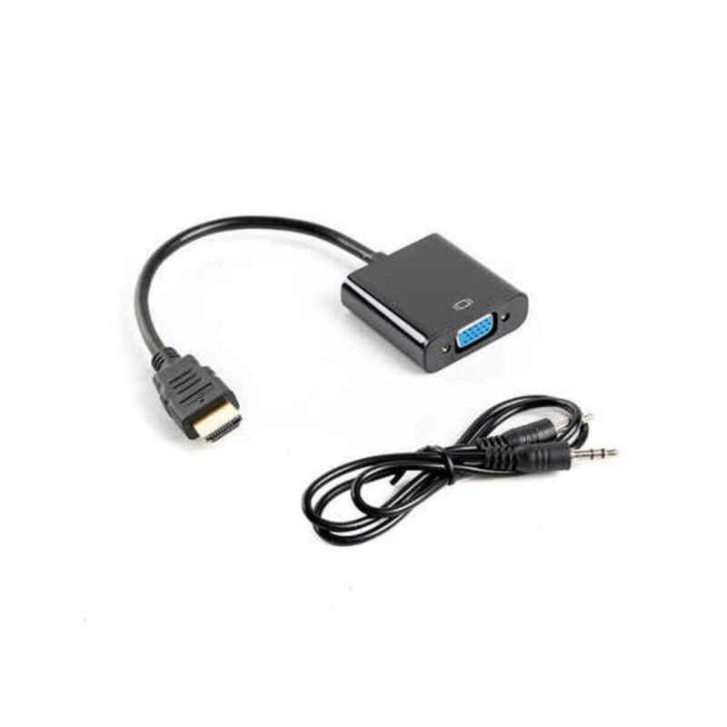 Adaptateur HDMI vers VGA Lanberg AD-0017-BK Noir