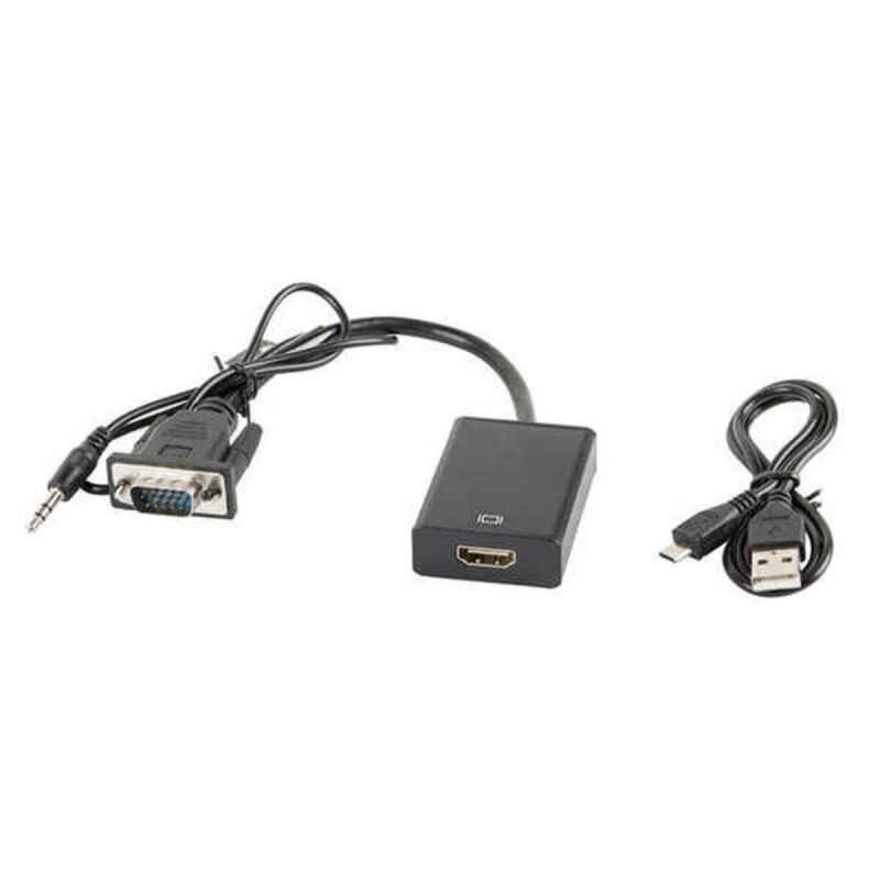 Adaptateur HDMI vers VGA Lanberg AD-0021-BK