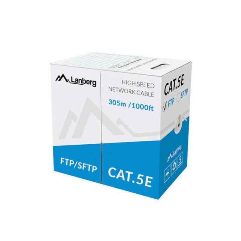 Câble Réseau Rigide UTP 6ème Catégorie Lanberg LCF5-10CC-0305-S