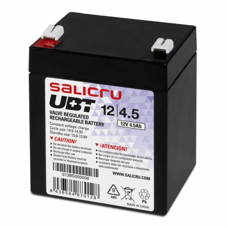 Batterie pour Système d'Alimentation Sans Interruption Salicru UBT 12/4