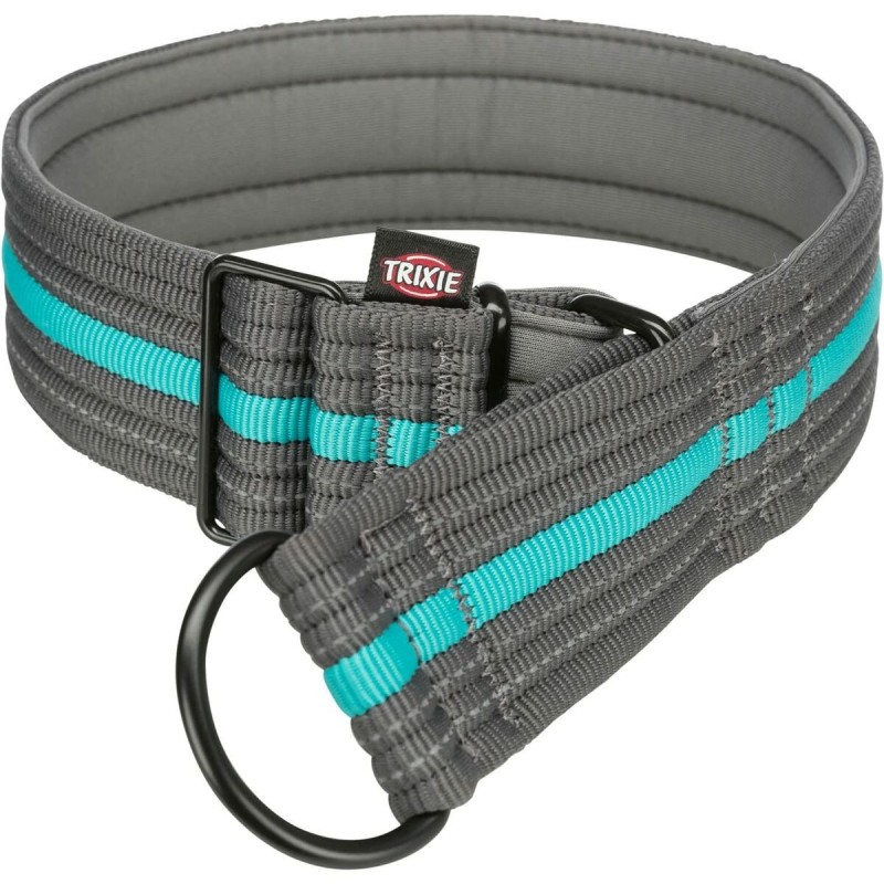 Collier d'entraînement pour chiens Trixie Fusion Graphite Azul Océano M S/M 28-38 cm