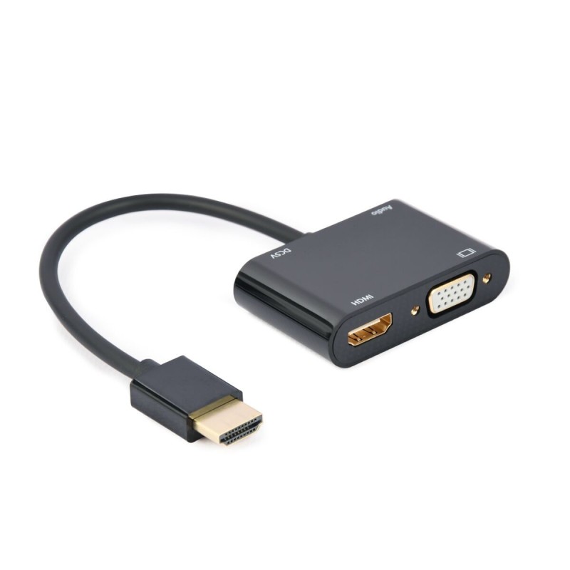 Adaptateur HDMI vers VGA GEMBIRD A-HDMIM-HDMIFVGAF-01 Noir