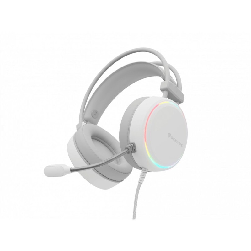 Casques avec Microphone Genesis NEON 613 Blanc