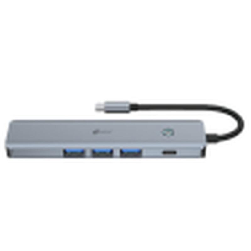 Hub USB LEOTEC LEDS05 Gris 100 W